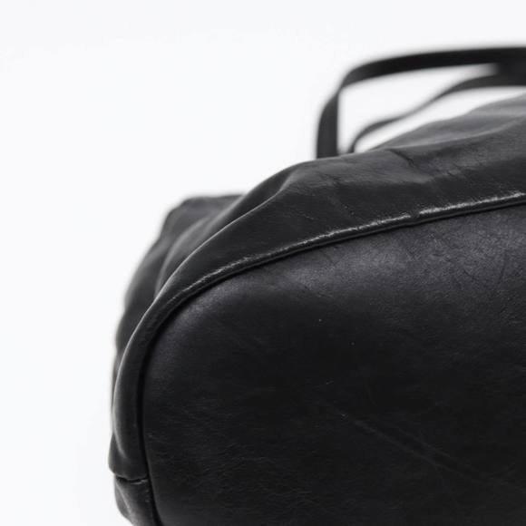 GUCCI Hand Bag Leather 2way Black Gold 212994 Auth ac3216 - Picture 13 of 16